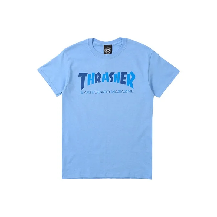 Thrasher T Shirts Unisex Blue-0