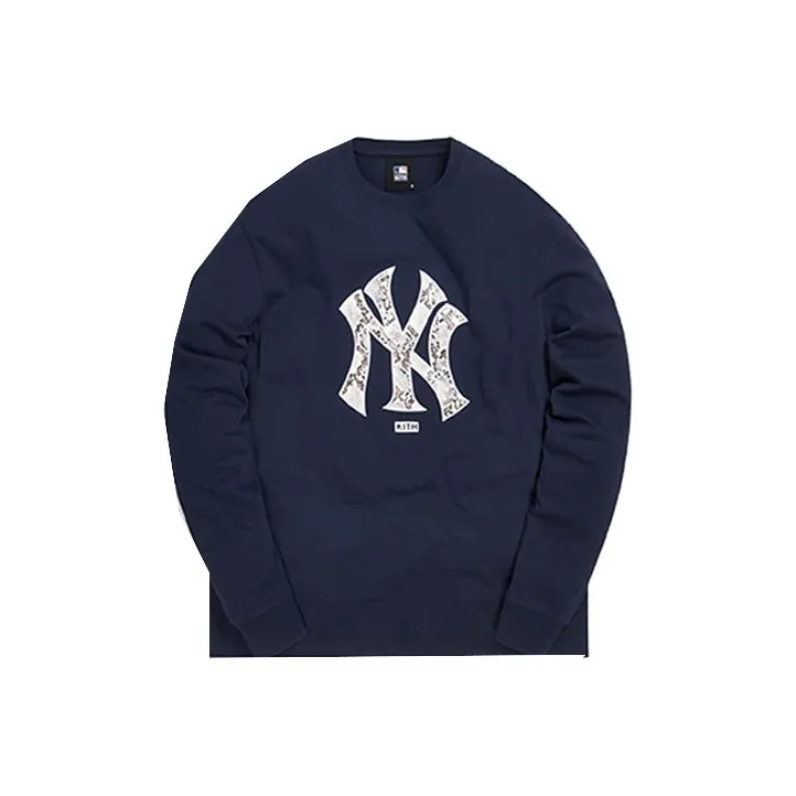 KITH For Major League Baseball New York Yankees Snake Logo L/S Tee-0