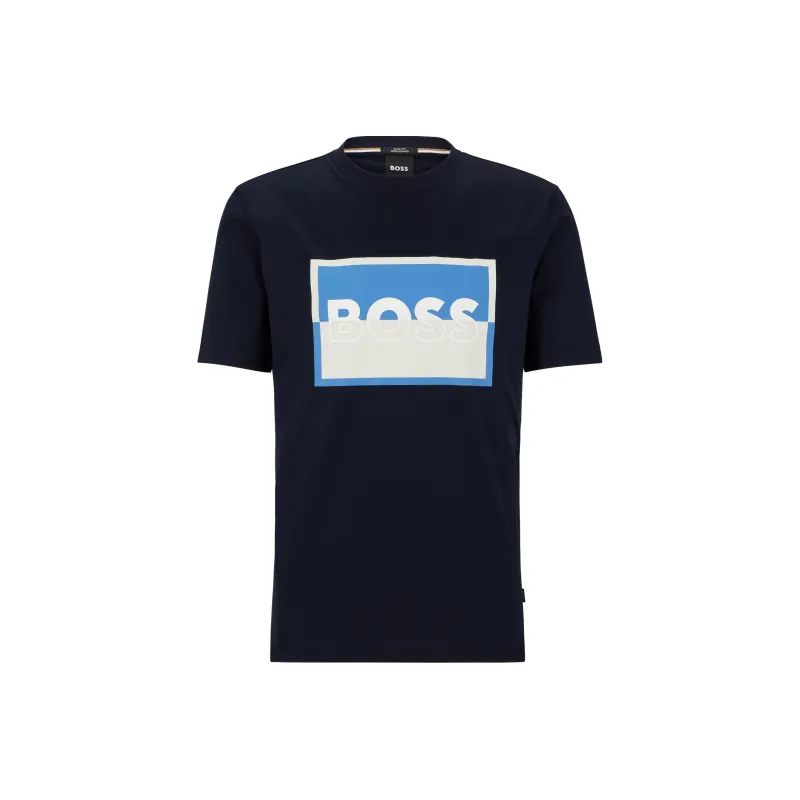 HUGO BOSS FW22 T Shirt Men's Dark Blue-0