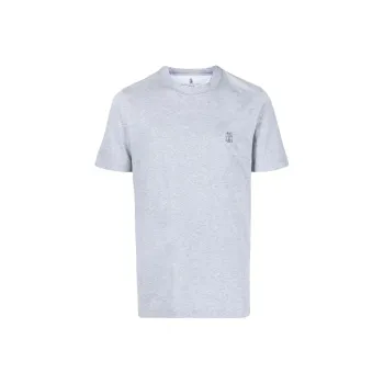 Brunello Cucinelli T Shirts Men Gray