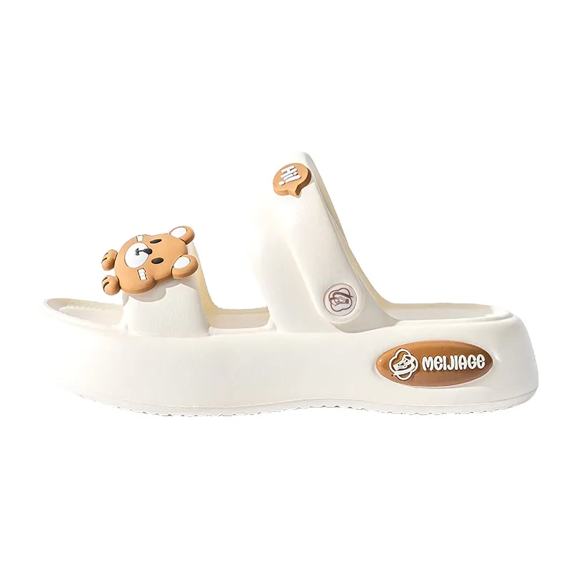 Le Drag Slippers Beige/Sand/White-0