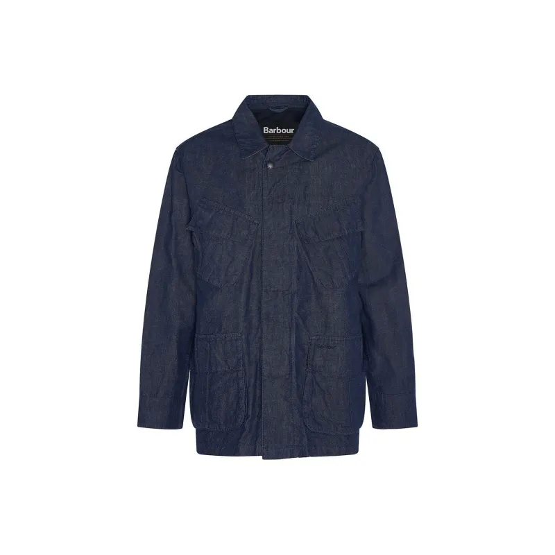 BARBOUR Denim Jacket Men's Marine Blue-0