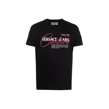 VERSACE JEANS COUTURE SS22 T Shirt Men's Black