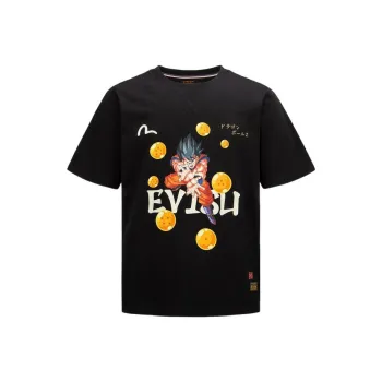 EVISU x Dragon Ball Z T Shirt Men's Black
