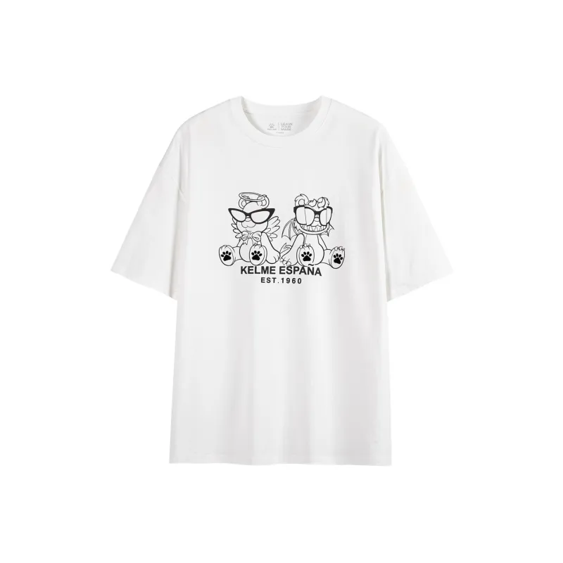 KELME Drop Shoulder Sleeve T-Shirt Unisex-0