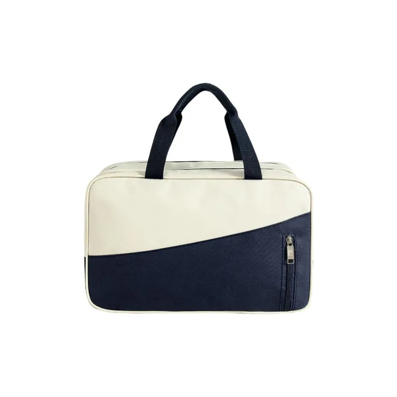 Boniu Polyester Makeup Bag Regular Unisex Green/Pink/Navy Blue-2