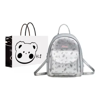NX DOUGHNUT PU Backpack Women's Silver