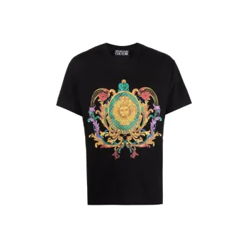 VERSACE JEANS COUTURE T Shirts Men Black