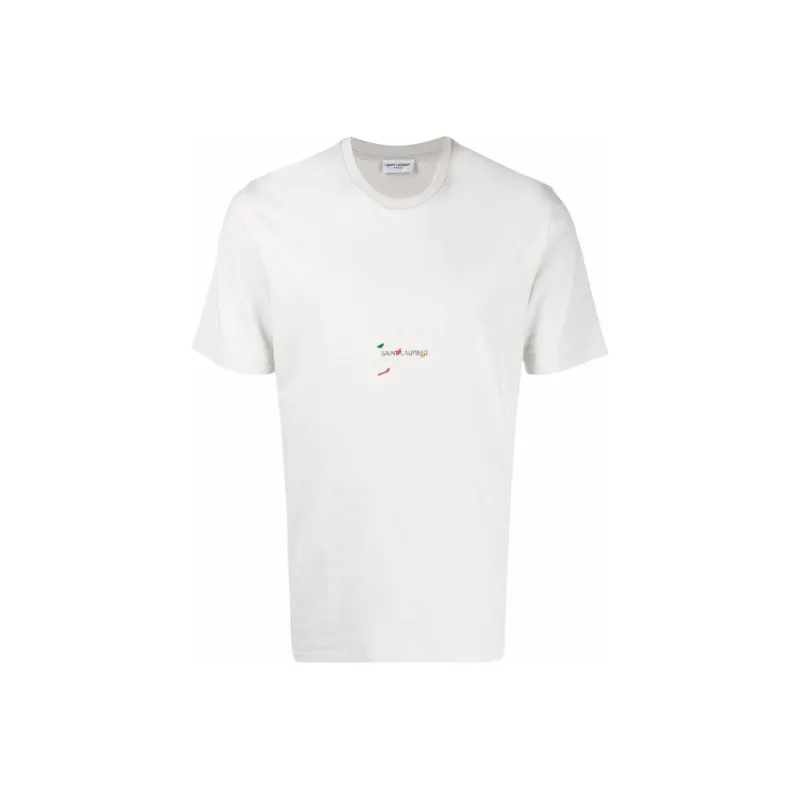SAINT LAURENT T Shirt Men's White-0