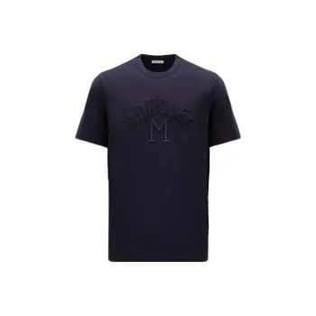 Moncler T Shirts Men Navy