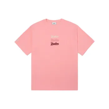 MLB New York Yankees T Shirts Unisex Coral Pink