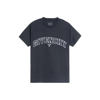 Givenchy College Embroidered Logo T shirt