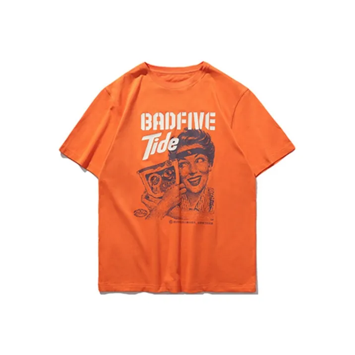 LiNing x Tide Badfive T Shirt Men's Orange-0