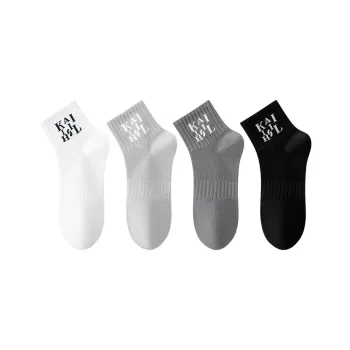 MIIOW Mid Calf Socks Men's 4 Pack