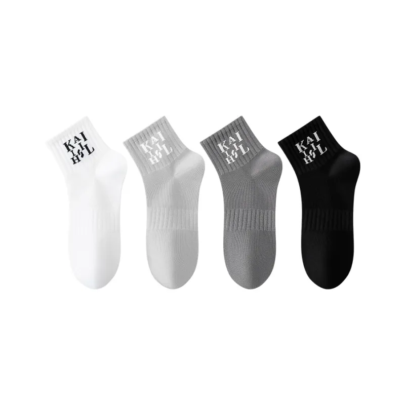 MIIOW Mid Calf Socks Men's 4 Pack-0