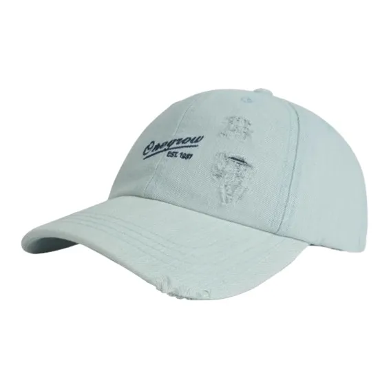 FREE RABBITⅡ Spring Summer Soft Top Letter Embroidery Sun Protection Baseball Caps Unisex-1