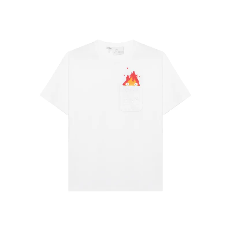 LOEWE x HAERDEYIDONGCHENGBAO SS23 T Shirt Unisex White-0