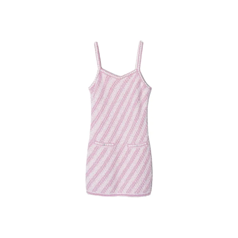 CHANEL SS23 Slip Dress Women's Pink-1