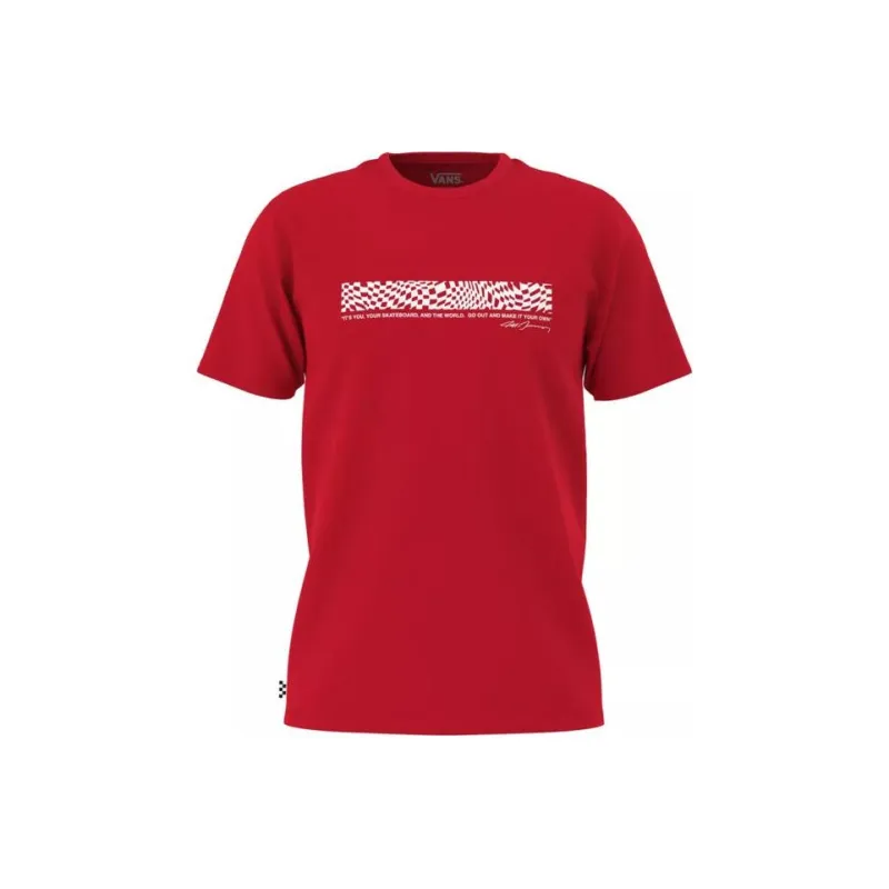 Vans GROSSO SKATE T-Shirts Men Red-0
