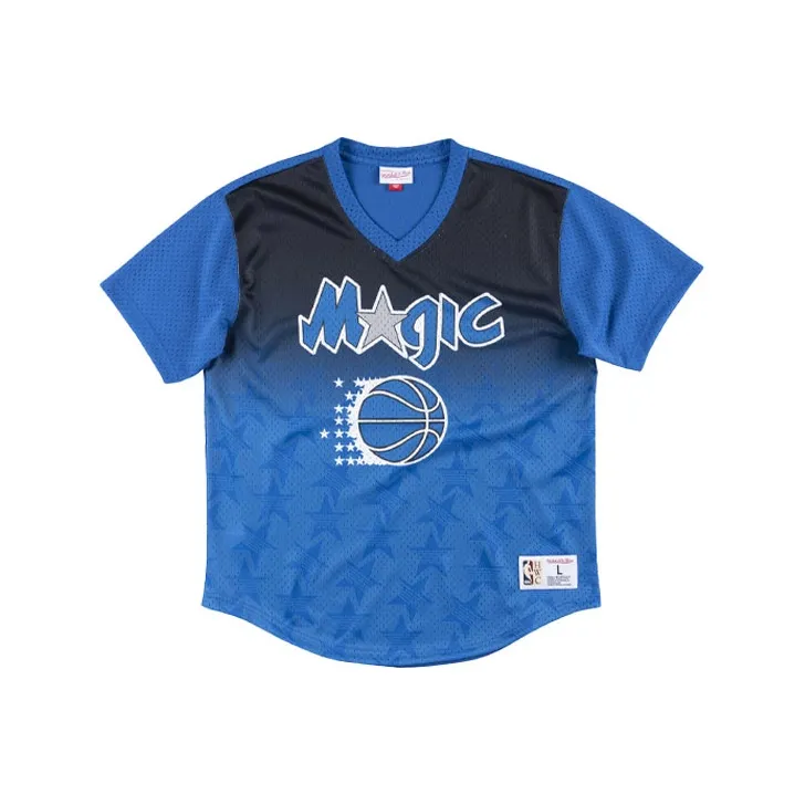 Mitchell Ness T Shirts Men Magic Blue-0