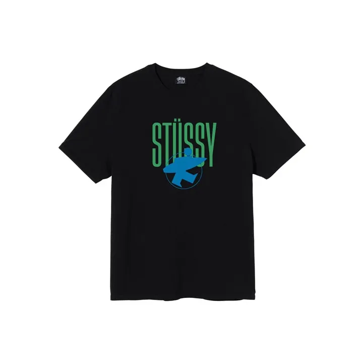 Stussy Surfman Pigment Dye Tee-0