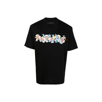 AMIRI Hibiscus Logo Tee
