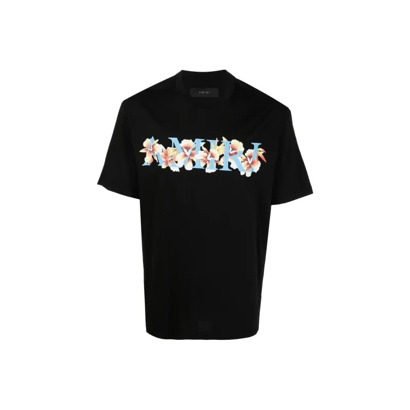 AMIRI Hibiscus Logo Tee-0