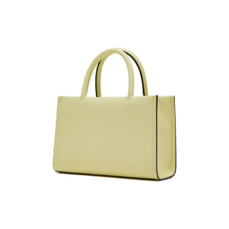 TORY BURCH Ella Bio Synthetic Leather Tote Bag, Shopping Bag, One Shoulder Handbag Mini Women's Green-1