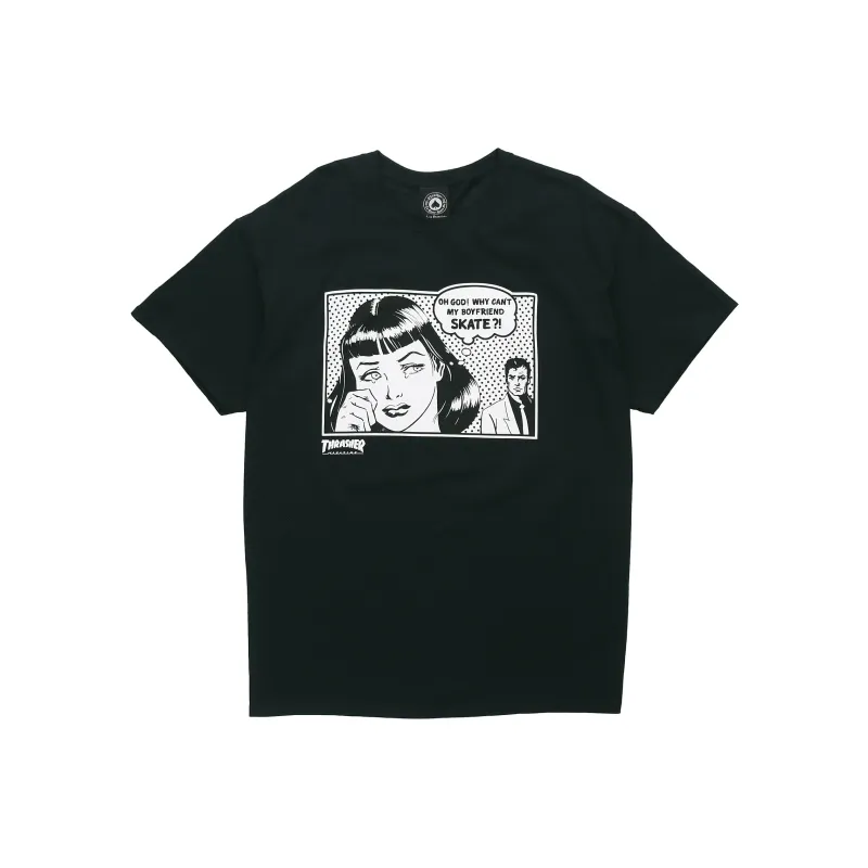 Thrasher T Shirt US Version Unisex Black-0