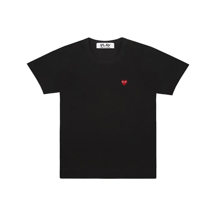CDG Play Small Heart T Shirt-0