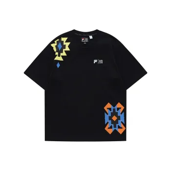 FILA FUSION x MARCELO BURLON COUNTY OF MILAN T Shirt Unisex Pitch Black