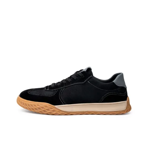 FED Breathable Lightweight Height Increasing Low Top Casual Shoes Men's