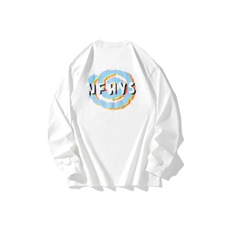 NFWYS Long Sleeved T Shirt Unisex White-0