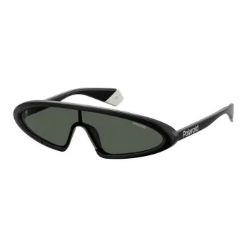Polaroid Irregular Shape Sunglasses Unisex Black