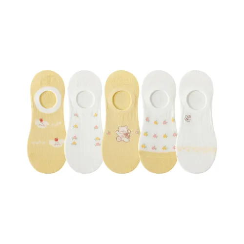 Caramella No Show Socks Women's 5 Pack