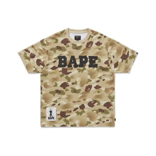 Alpha Industries X A BATHING APE Bape T Shirts Men Camouflage