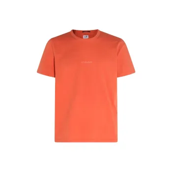 C.P.Company Logo Detailed Crewneck T Shirt