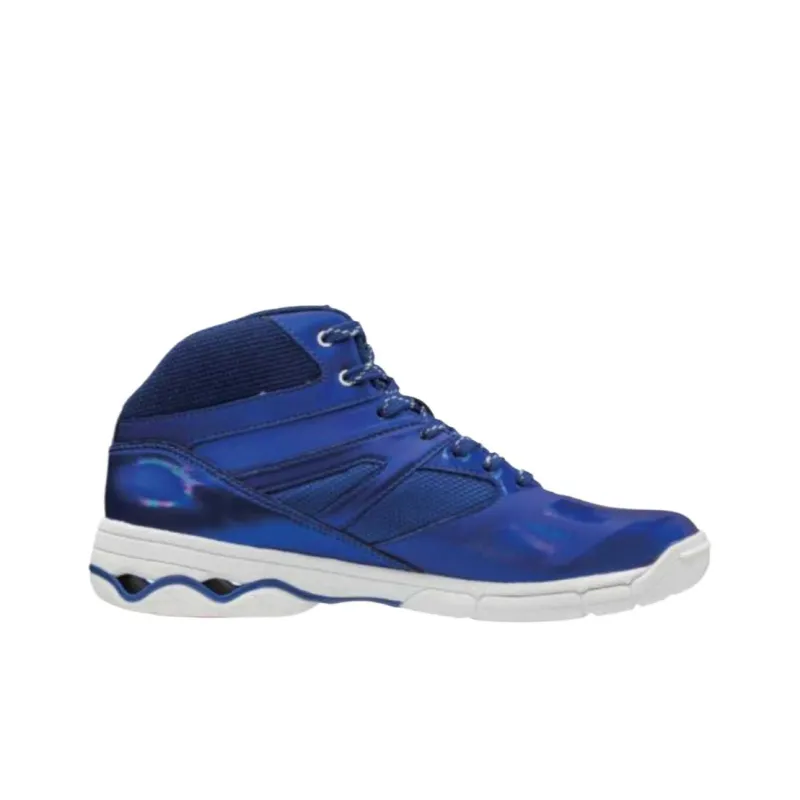 Mizuno High Top Basketball Shoes Unisex Blue-1