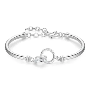 U state 999 Fine Silver Pure Silver Bracelets Women's