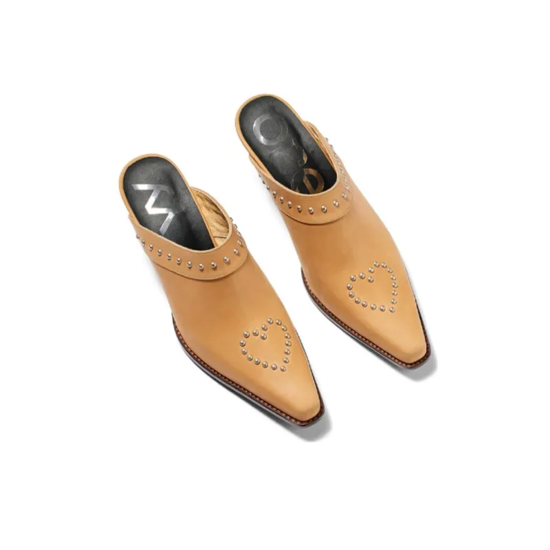 Open Yy Closed Toe Slippers Women's Beige-2