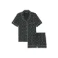 Set (Black with White Polka Dots)