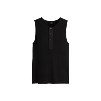 H&M Tank Tops Men Black