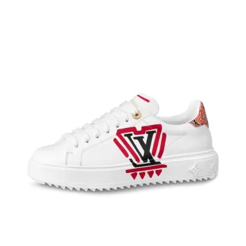 LOUIS VUITTON Lv Crafty Time Out Sports Shoes White Women's
