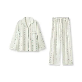 XIAFENYAN Pajama Set Women's Green