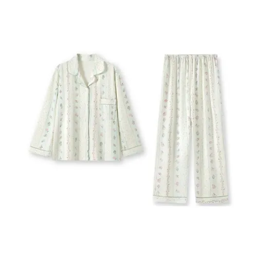 XIAFENYAN Pajama Set Women's Green