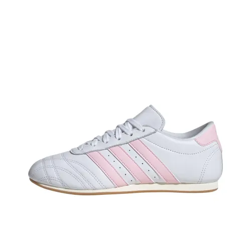 Adidas Originals Taekwondo Anti Slip Wear Resistant Low Top Training Shoes Women's White Pink