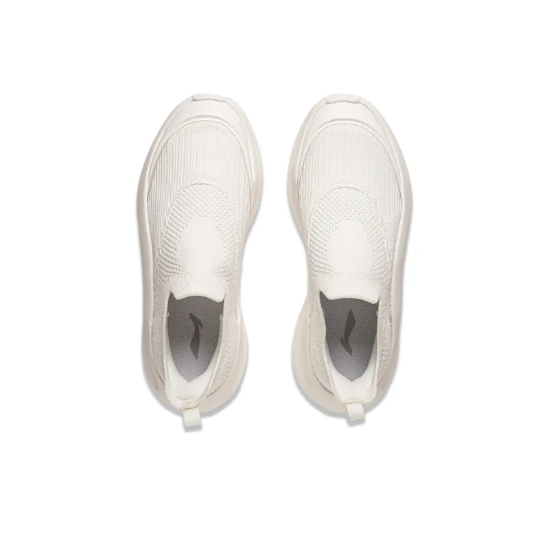 LiNing Cushioning, Slip Resistant, Abrasion Resistant, Lightweight Low Top Casual Shoes Women's Mist White-3