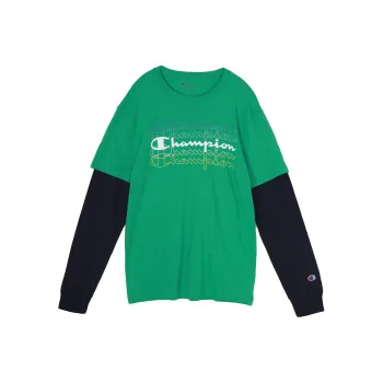 Champion T Shirt US Version Unisex Grass Green