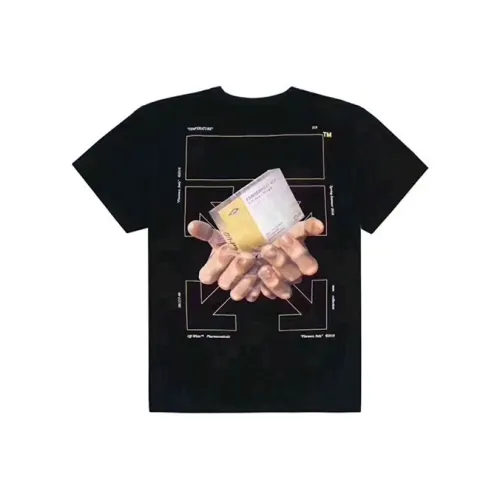OFF WHITE T Shirts Men Black