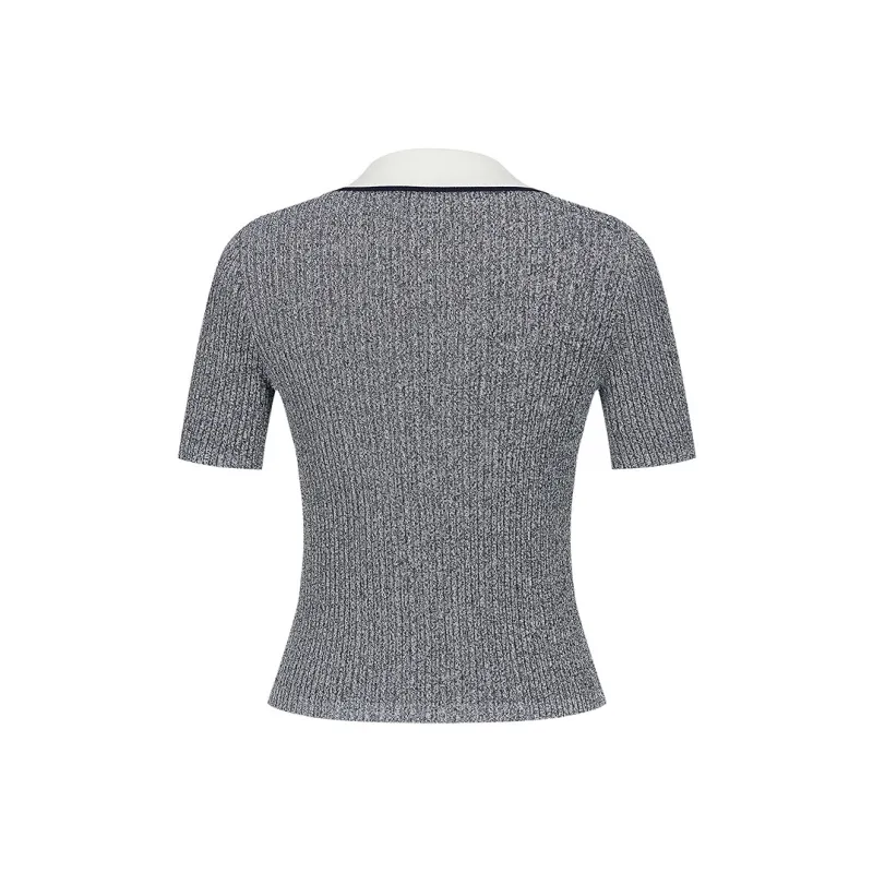 JZ. ANNAKRO Knitwear Women's Floral Dark Blue-1